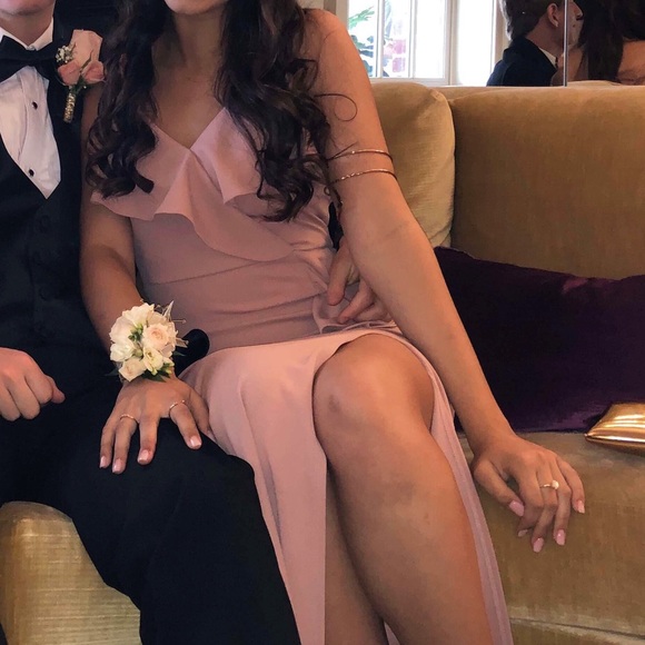 Blush Ruffle Dress - Picture 8 of 8